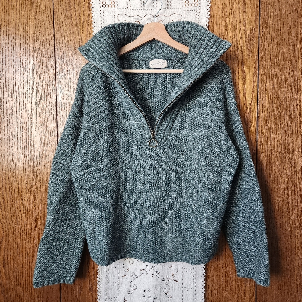 Universal Thread Quarter-Zip Pullover Sweater - image 3